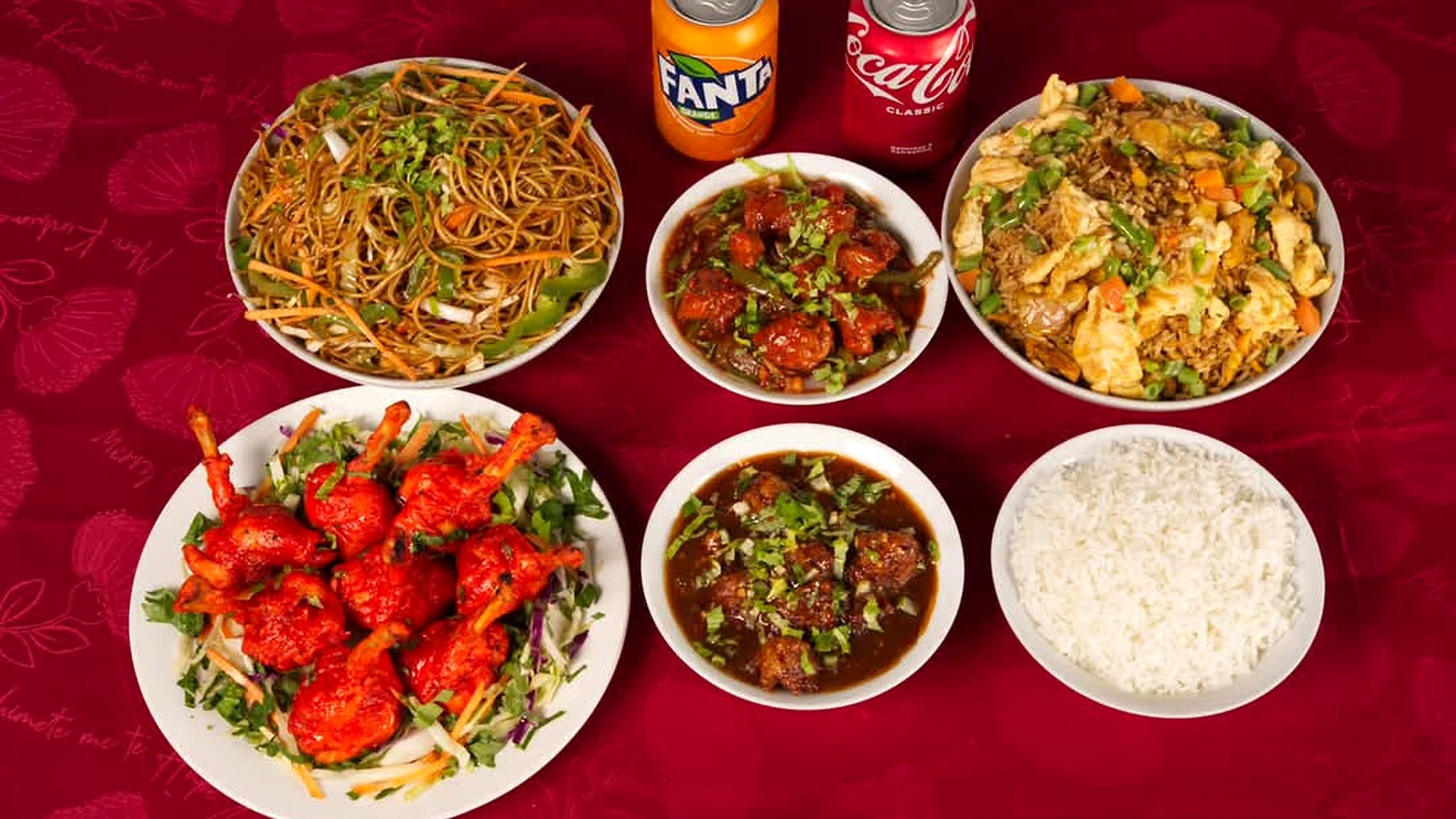 Indian and Indo Chinese food